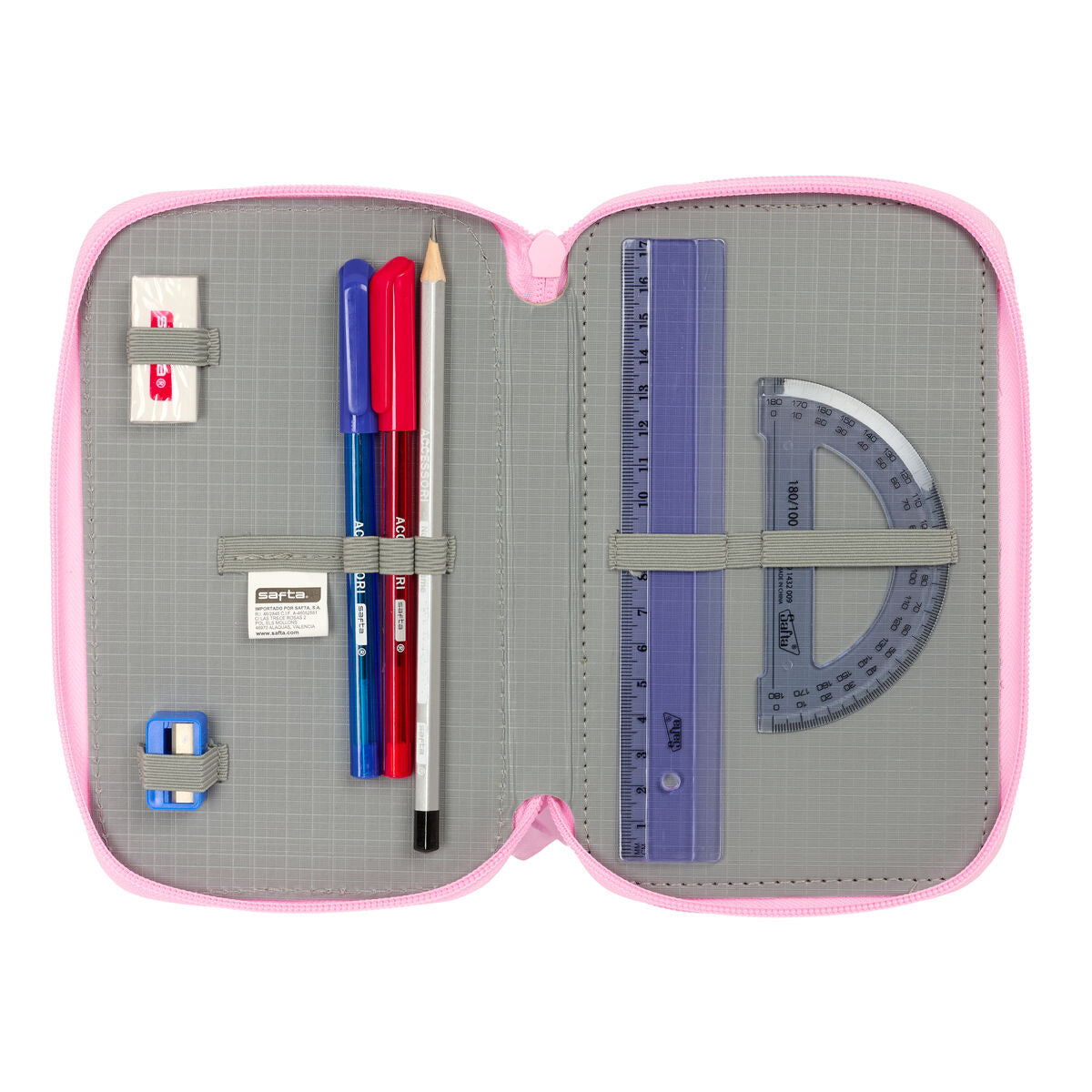 Penar cu Accesorii Glow Lab Swing Multicolor 12,5 x 19,5 x 5,5 cm 37 Piese - Birou și papetărie, Material școlar și educațional