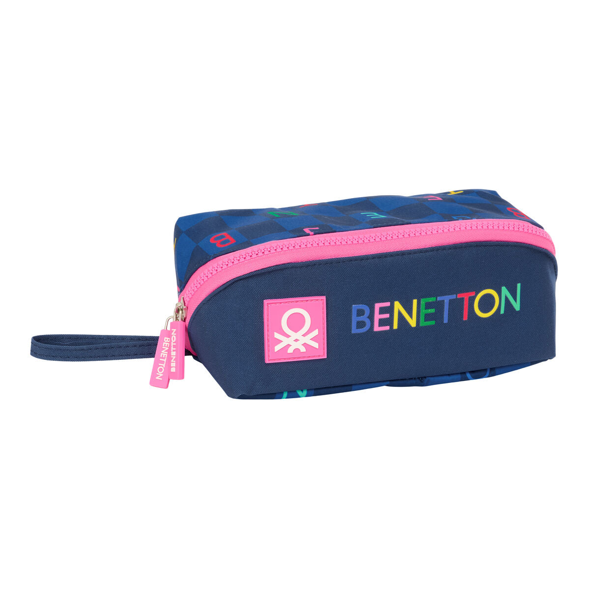 Geantă Universală Benetton Damero Bleumarin 20 x 8 x 8 cm - Birou și papetărie, Material școlar și educațional