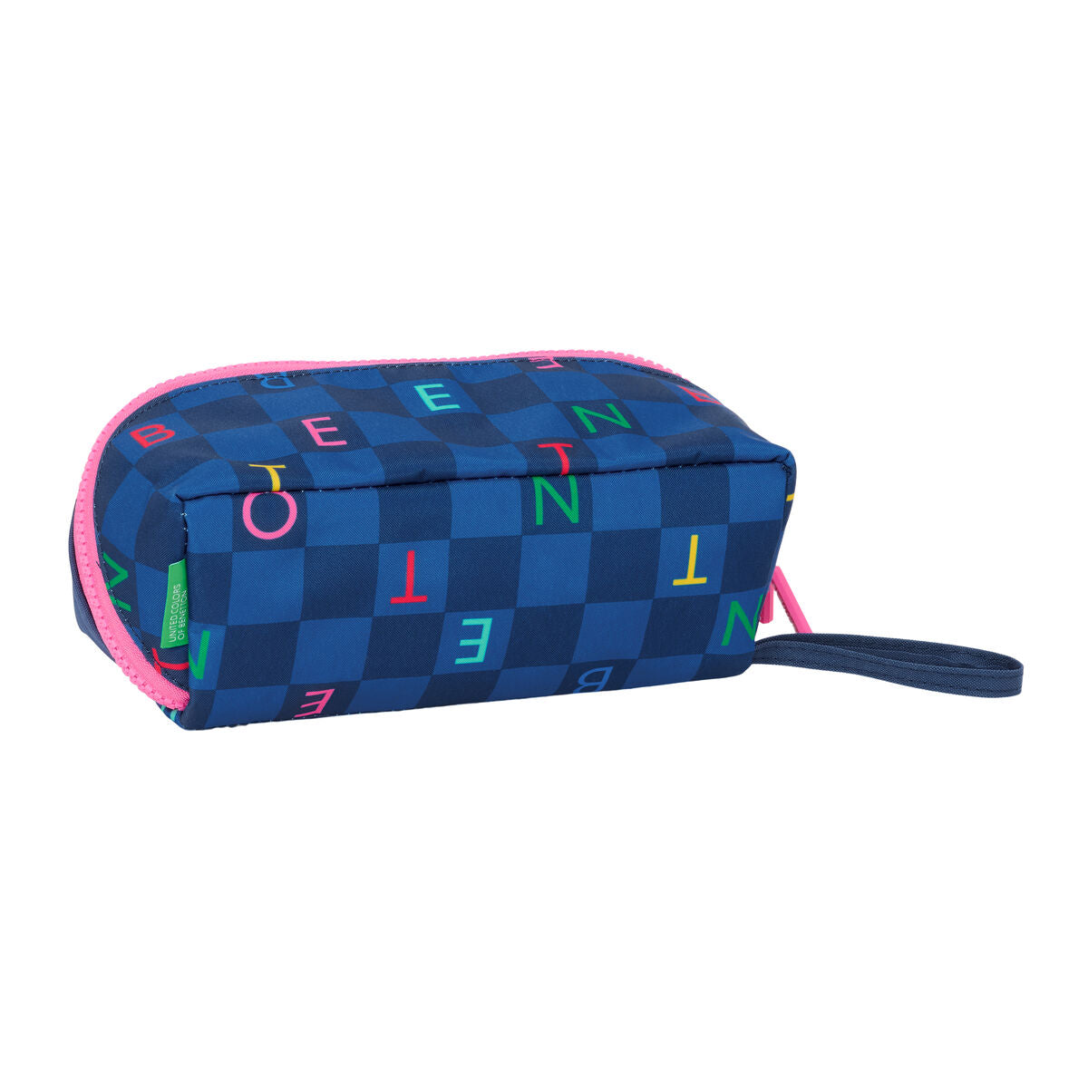 Geantă Universală Benetton Damero Bleumarin 20 x 8 x 8 cm - Birou și papetărie, Material școlar și educațional
