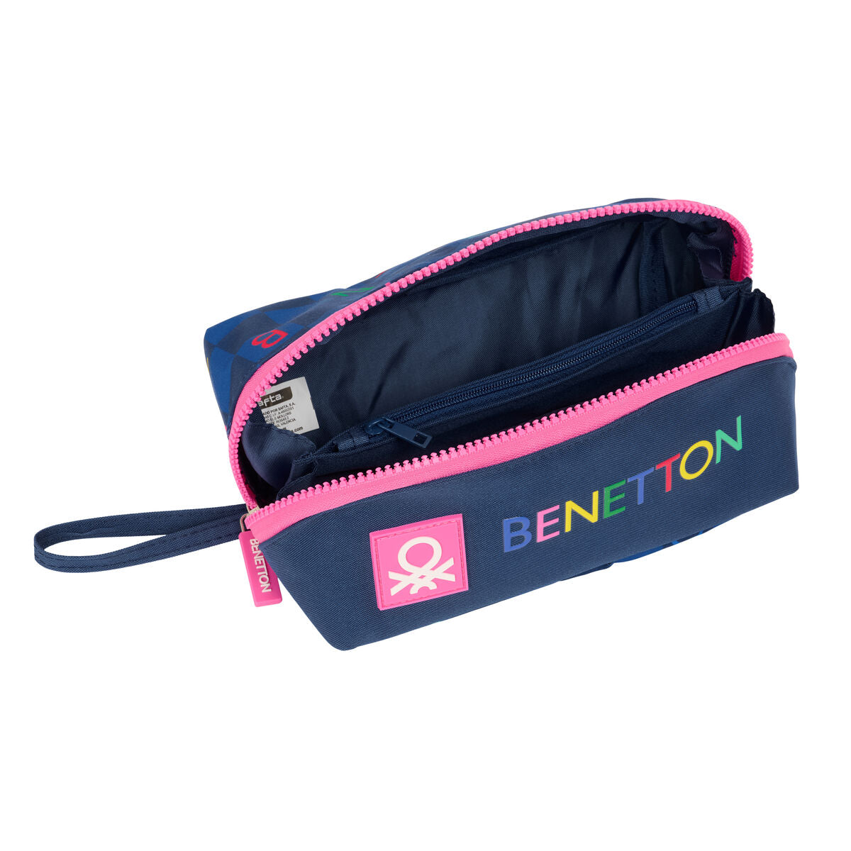 Geantă Universală Benetton Damero Bleumarin 20 x 8 x 8 cm - Birou și papetărie, Material școlar și educațional