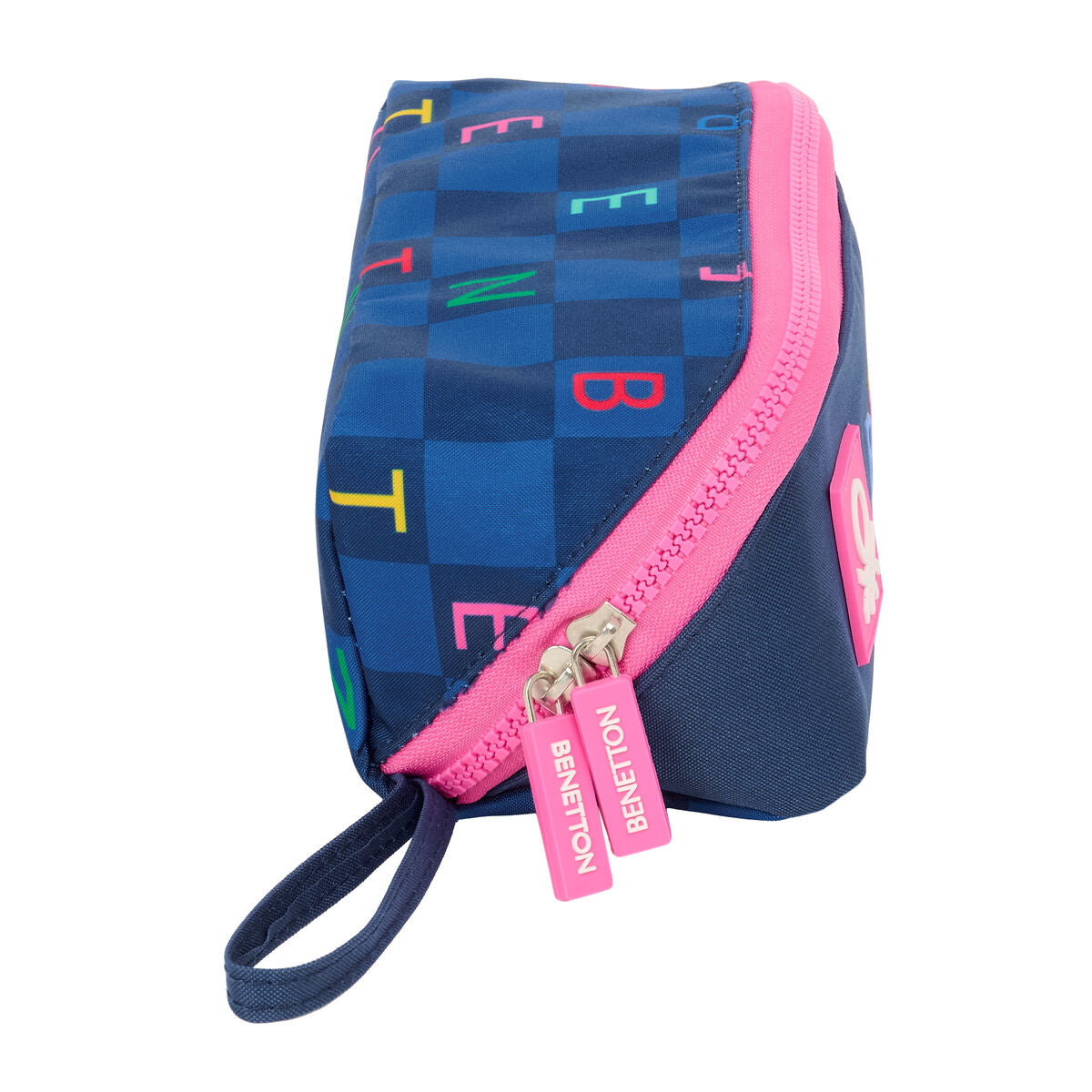 Geantă Universală Benetton Damero Bleumarin 20 x 8 x 8 cm - Birou și papetărie, Material școlar și educațional