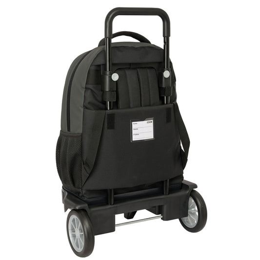 Ghiozdan cu Roți Safta Urban style Albastru Gri 33 x 45 x 22 cm - Birou și papetărie, Material școlar și educațional