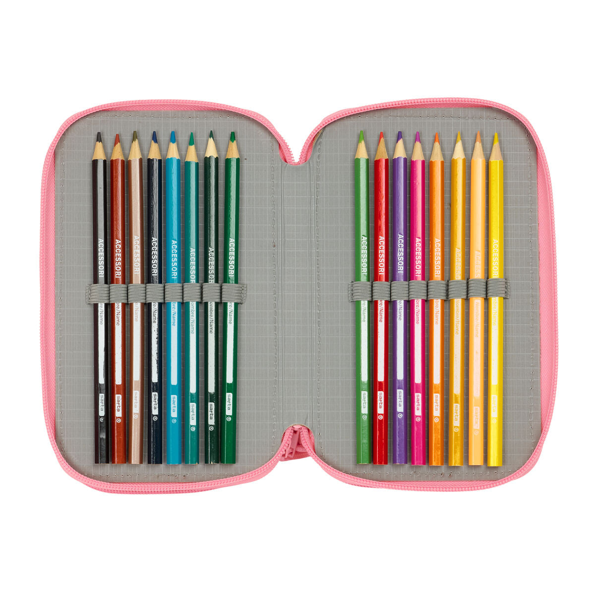 Penar cu Accesorii Moos Passion Multicolor 12,5 x 19,5 x 5,5 cm 37 Piese - Birou și papetărie, Material școlar și educațional