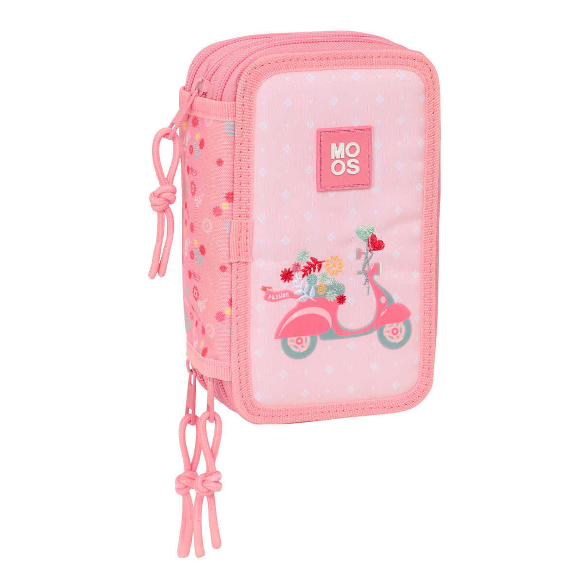 Penar cu Accesorii Moos Passion Multicolor 12,5 x 19,5 x 5,5 cm 37 Piese - Birou și papetărie, Material școlar și educațional