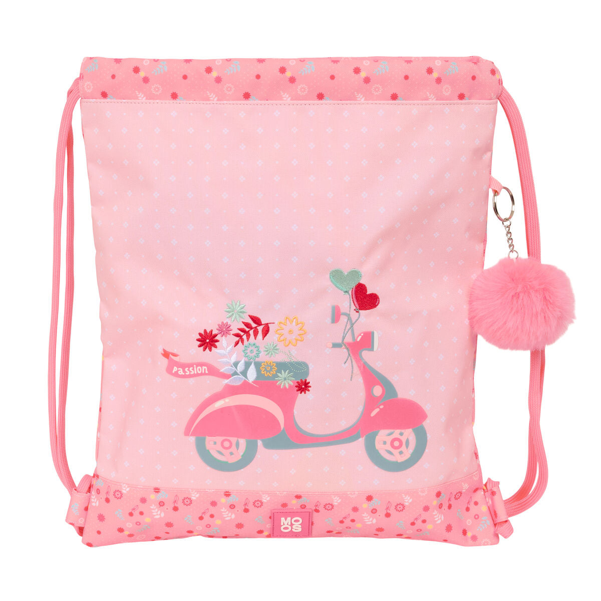 Geantă Rucsac cu Bretele Moos Passion Multicolor 35 x 40 x 1 cm - Birou și papetărie, Material școlar și educațional