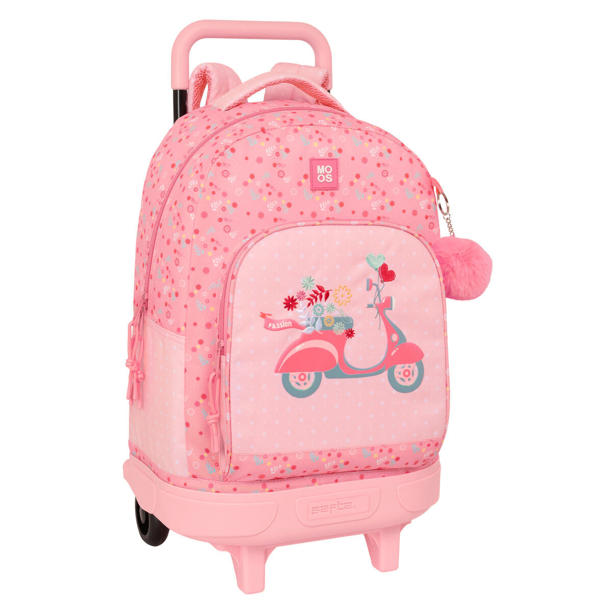 Ghiozdan Moos Passion Multicolor 33 x 45 x 22 cm - Birou și papetărie, Material școlar și educațional