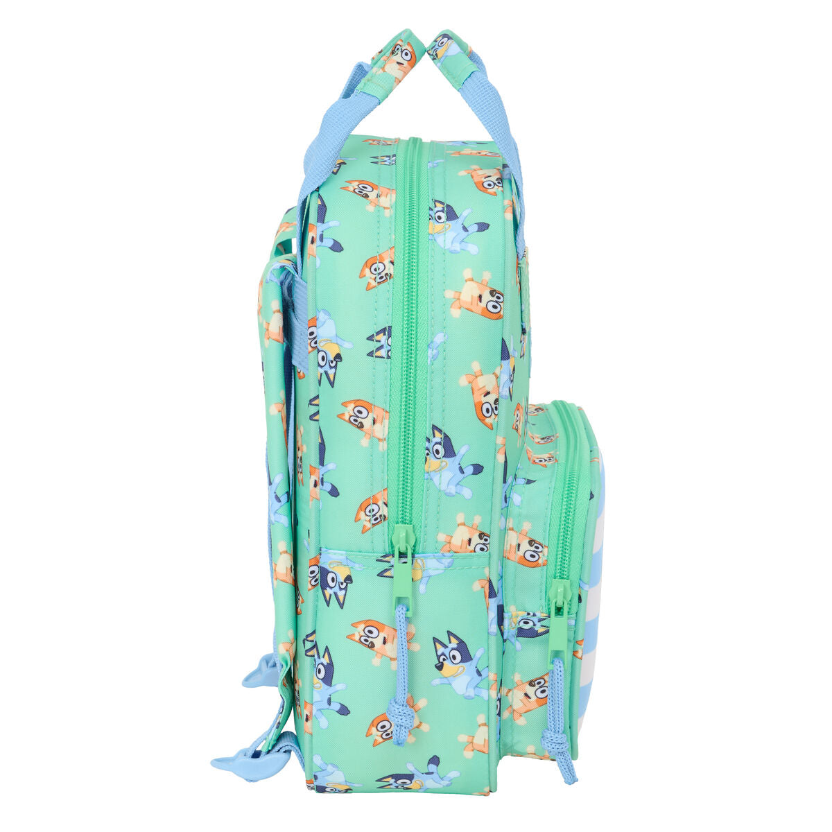 Ghiozdan Bluey Sisters Verde 20 x 28 x 8 cm - Birou și papetărie, Material școlar și educațional