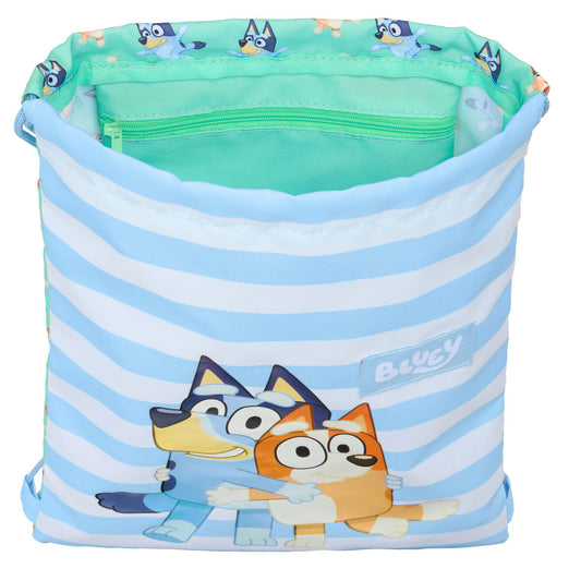 Geantă Rucsac cu Bretele Bluey Sisters Verde 26 x 34 x 1 cm - Birou și papetărie, Material școlar și educațional