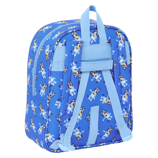 Ghiozdan Bluey Let's play Albastru 22 x 27 x 10 cm - Birou și papetărie, Material școlar și educațional