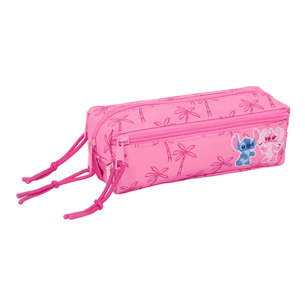 Penar triplu Lilo & Stitch Chill Roz Mentă 22 x 8,5 x 6 cm - Birou și papetărie, Material școlar și educațional
