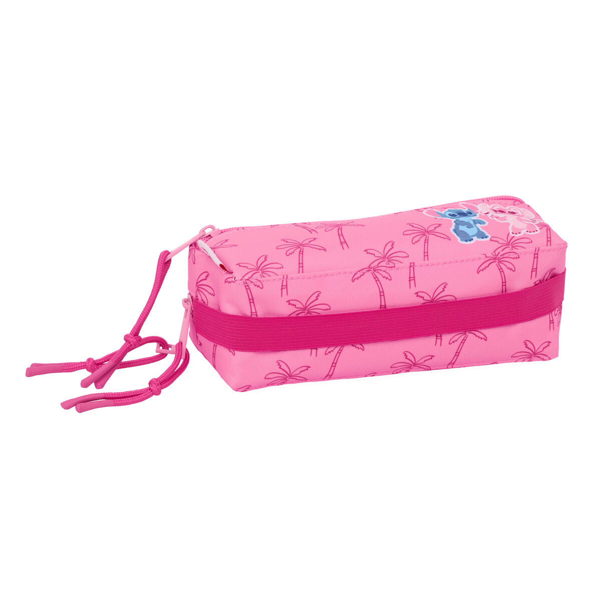 Penar triplu Lilo & Stitch Chill Roz Mentă 22 x 8,5 x 6 cm - Birou și papetărie, Material școlar și educațional