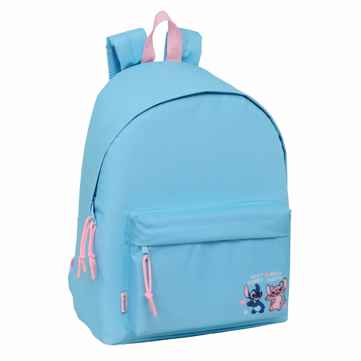 Ghiozdan Lilo & Stitch Happy Celeste 33 x 42 x 15 cm - Birou și papetărie, Material școlar și educațional
