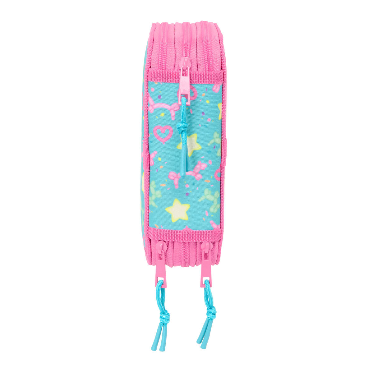 Geantă Universală Gabby's Dollhouse Confetti Roz Turquoise 12,5 x 19,5 x 5,5 cm 37 Piese - Birou și papetărie, Material școlar și educațional
