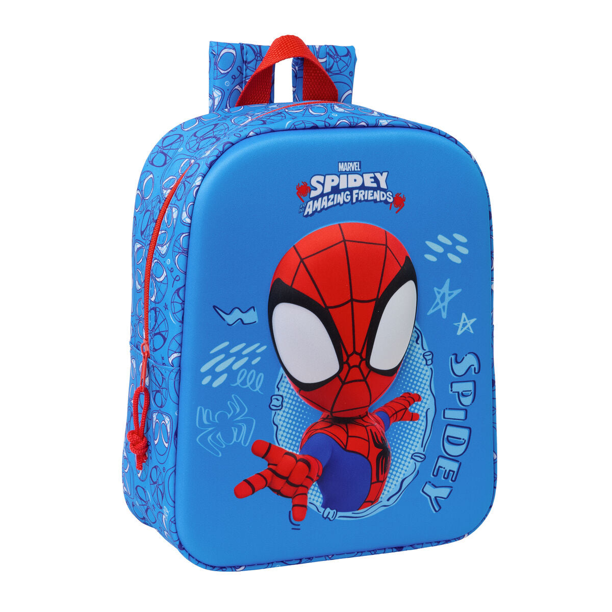 Ghiozdan Spider-Man Roșu Bleumarin 22 x 27 x 10 cm - Birou și papetărie, Material școlar și educațional