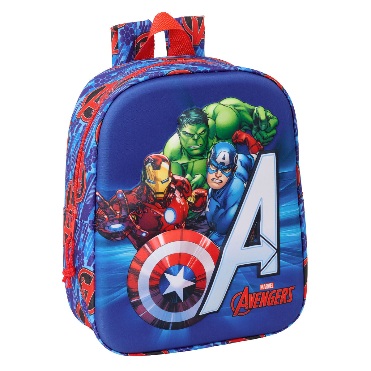 Ghiozdan The Avengers Roșu 22 x 27 x 10 cm - Birou și papetărie, Material școlar și educațional