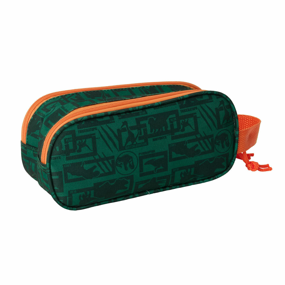 Penar dublu Jurassic World Verde inchis 21 x 8 x 6 cm 3D - Birou și papetărie, Material școlar și educațional