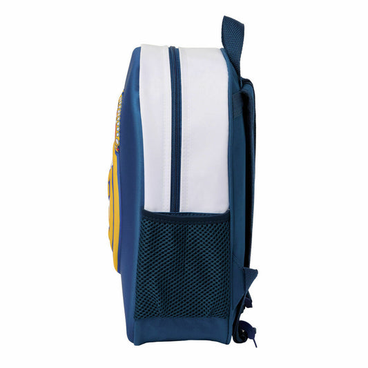 Rucsac pentru Copii Real Madrid C.F. Negru 27 x 33 x 10 cm 3D - Birou și papetărie, Material școlar și educațional