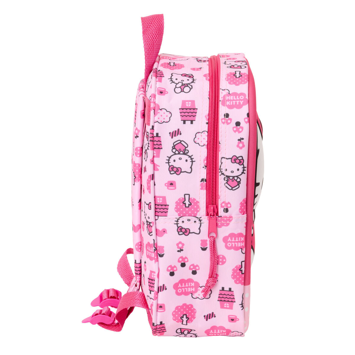Ghiozdan Hello Kitty Roz 22 x 27 x 10 cm - Birou și papetărie, Material școlar și educațional