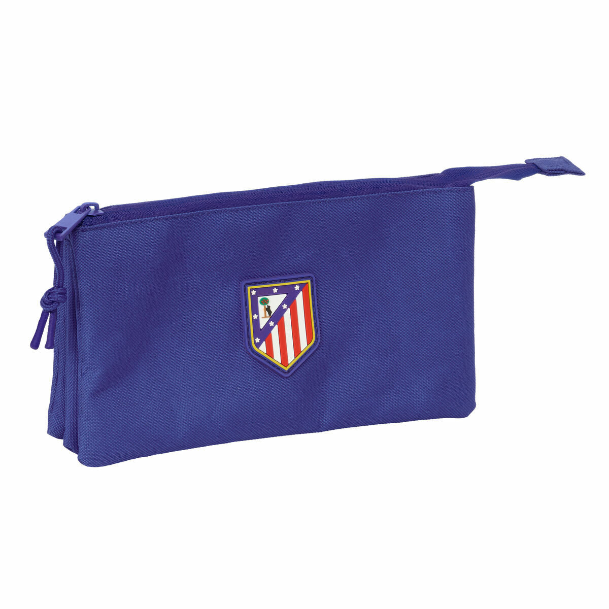 Penar triplu Atlético Madrid Albastru închis 22 x 12 x 3 cm - Birou și papetărie, Material școlar și educațional