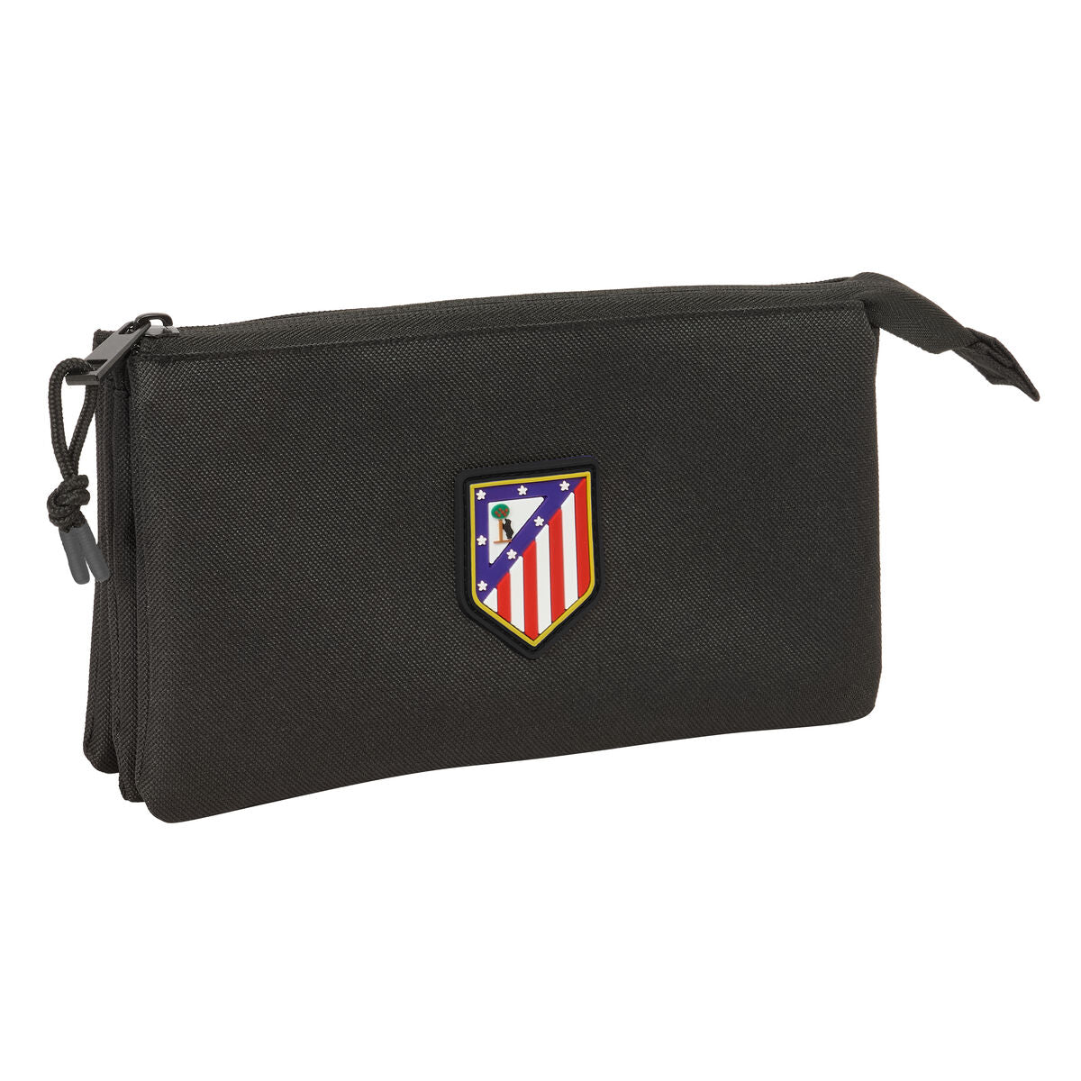 Penar triplu Atlético Madrid Negru 22 x 12 x 3 cm - Birou și papetărie, Material școlar și educațional