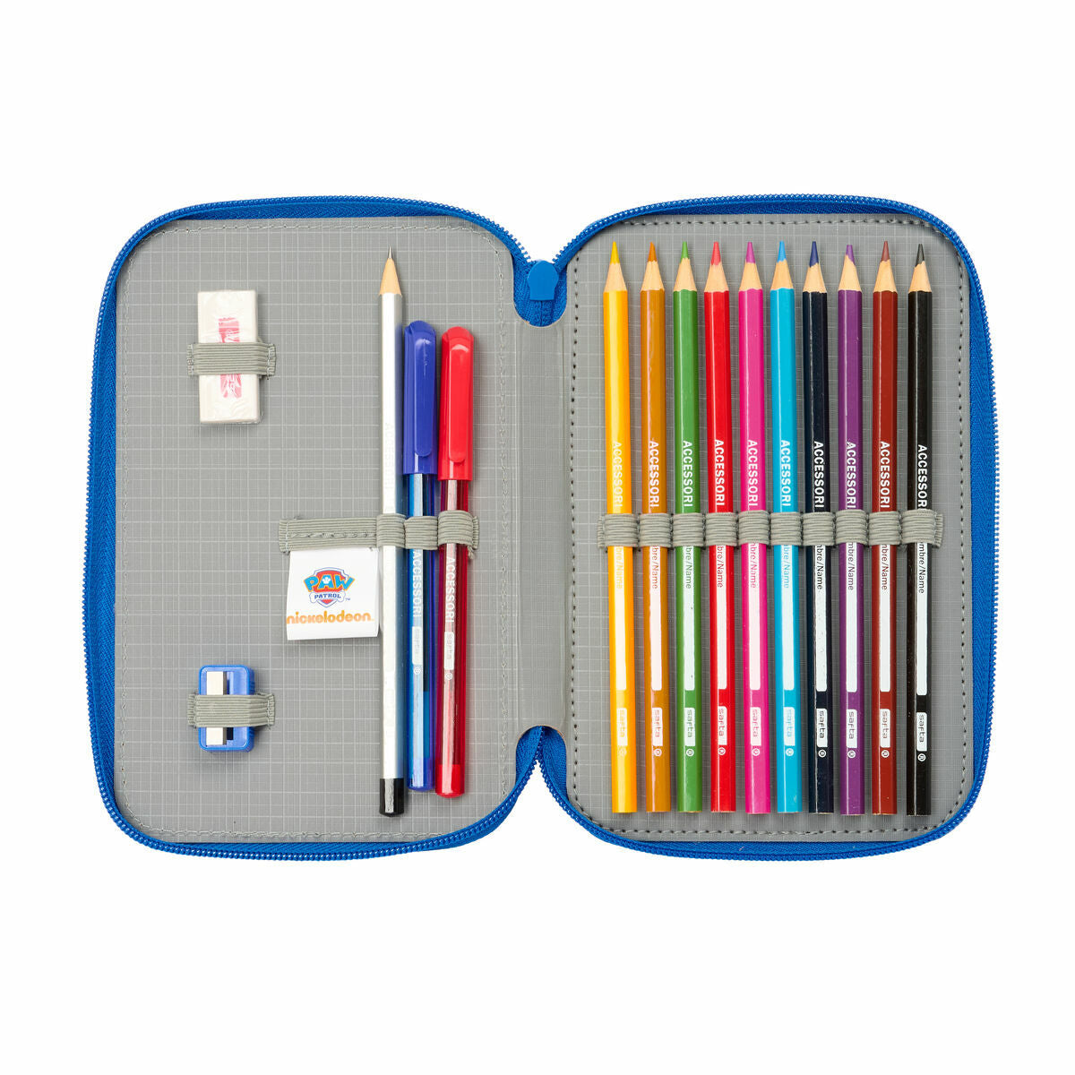 Geantă Universală The Paw Patrol Cool Albastru Roșu 12.5 x 19.5 x 4 cm 29 Piese - Birou și papetărie, Material școlar și educațional