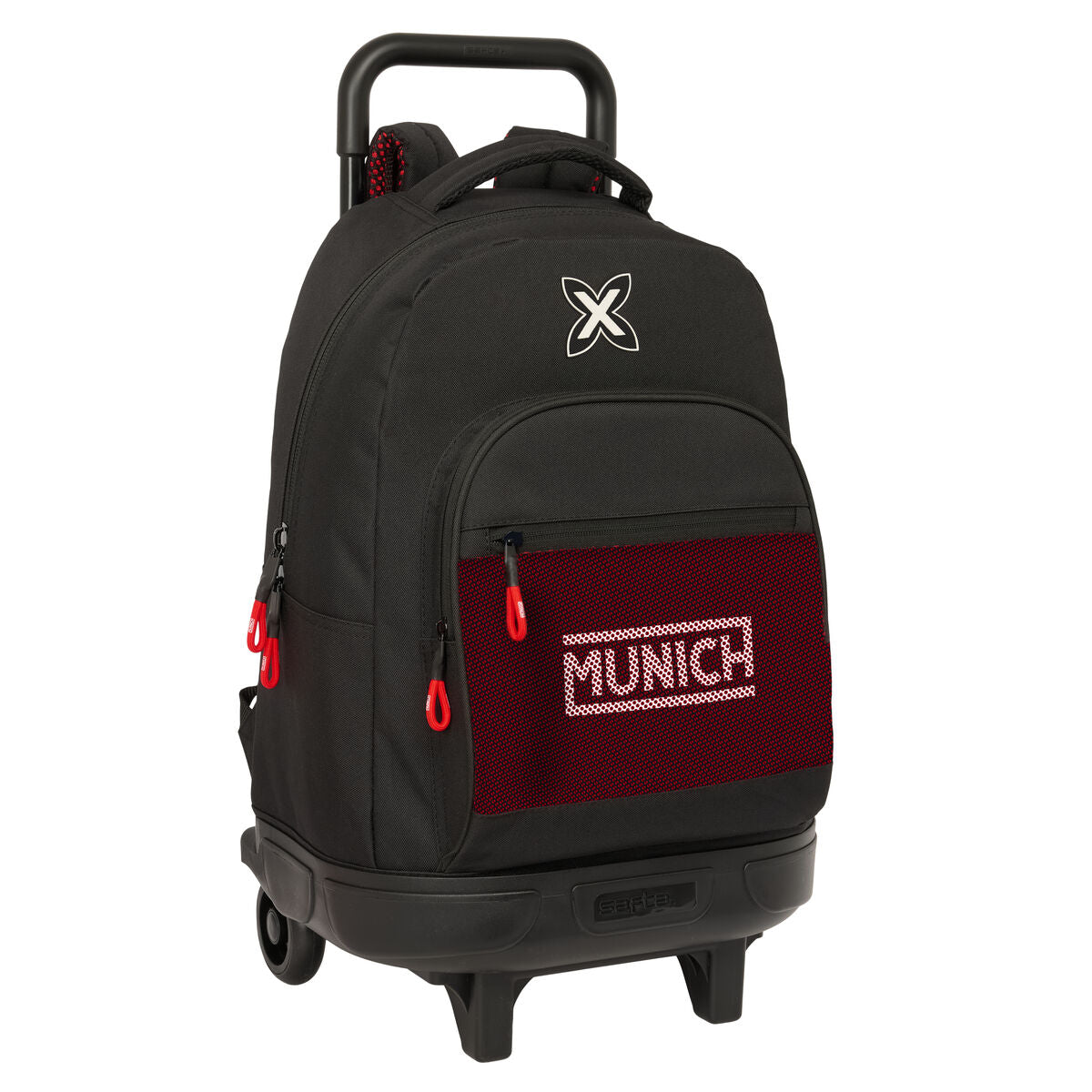 Ghiozdan Munich Vulcan Negru 33 x 45 x 22 cm - Birou și papetărie, Material școlar și educațional