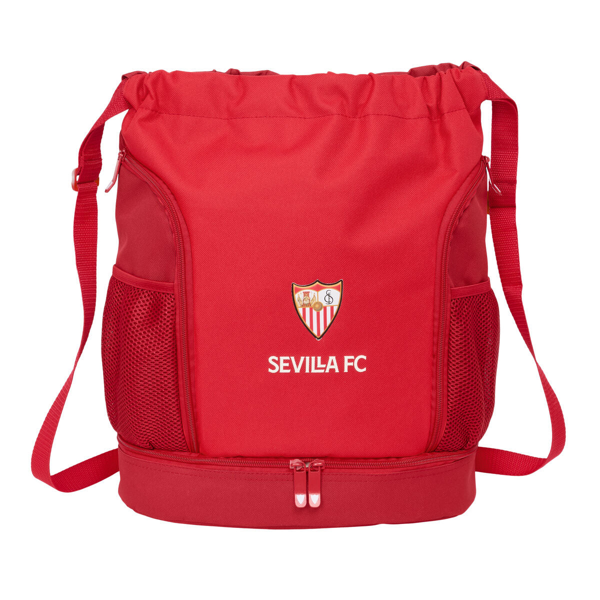 Geantă Rucsac cu Bretele Sevilla Fútbol Club Roșu 35 x 40 x 1 cm - Birou și papetărie, Material școlar și educațional