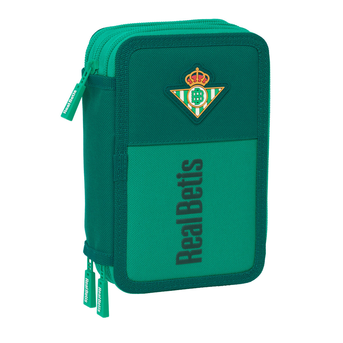 Geantă Universală Real Betis Balompié Acvamarin 12,5 x 19,5 x 5,5 cm 37 Piese - Birou și papetărie, Material școlar și educațional