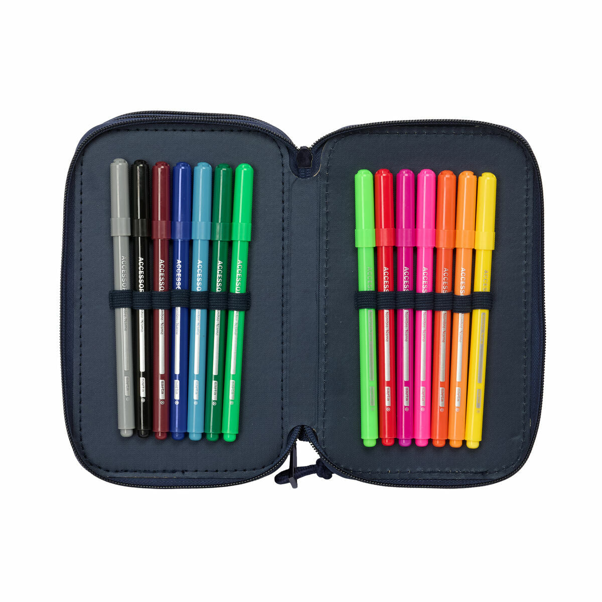 Geantă Universală Safta New edition Bleumarin 12,5 x 19,5 x 5,5 cm 37 Piese - Birou și papetărie, Material școlar și educațional
