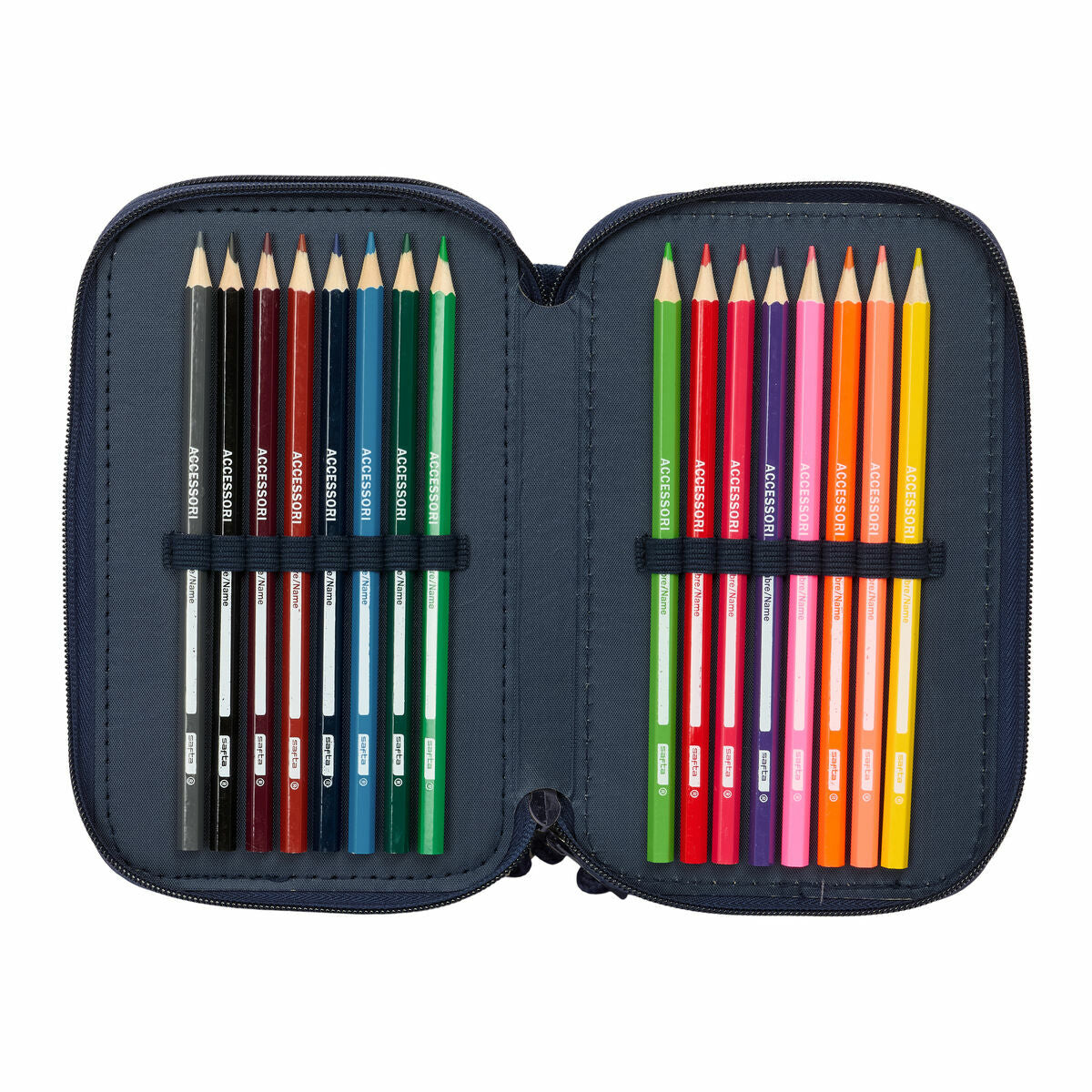 Geantă Universală Safta New edition Bleumarin 12,5 x 19,5 x 5,5 cm 37 Piese - Birou și papetărie, Material școlar și educațional