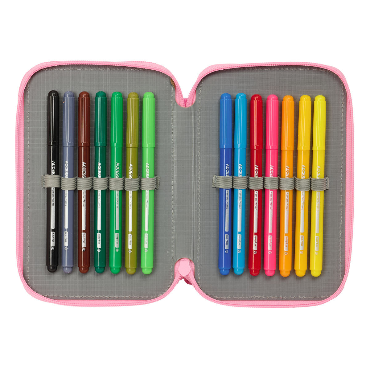 Geantă Universală Peppa Pig Baby pig Multicolor 12.5 x 19.5 x 4 cm 29 Piese - Birou și papetărie, Material școlar și educațional