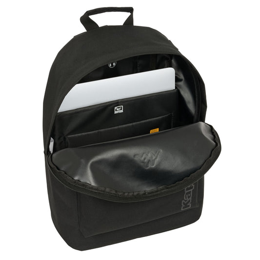 Ghiozdan Kappa kappa basics Negru 31 x 41 x 16 cm - Birou și papetărie, Material școlar și educațional