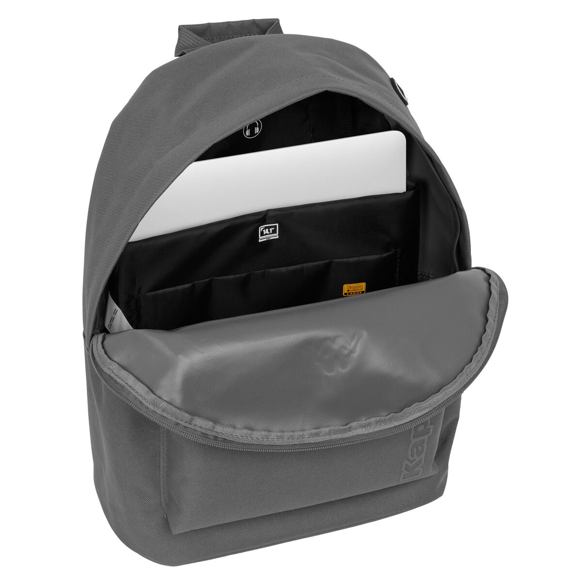 Ghiozdan Kappa kappa basics Gri 31 x 41 x 16 cm - Birou și papetărie, Material școlar și educațional