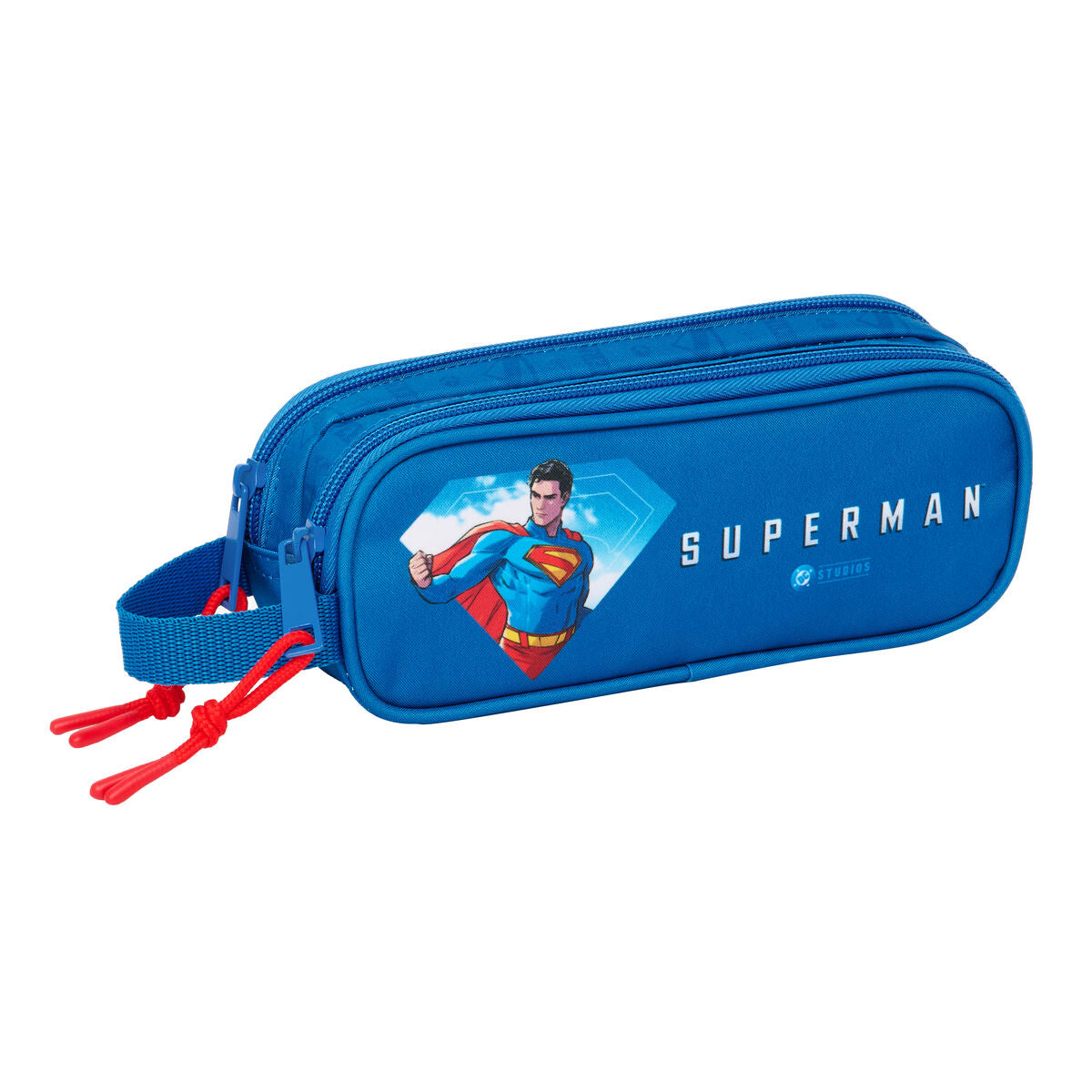 Geantă Universală Superman Albastru 21 x 8 x 6 cm - Birou și papetărie, Material școlar și educațional