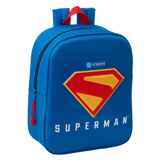 Ghiozdan Superman Albastru - Birou și papetărie, Material școlar și educațional