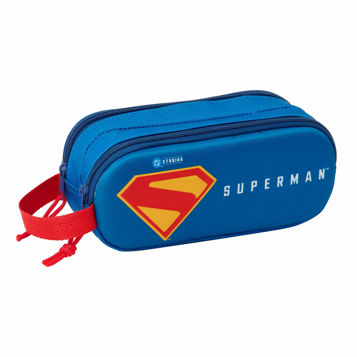 Geantă Universală Superman Albastru 21 x 8 x 6 cm - Birou și papetărie, Material școlar și educațional
