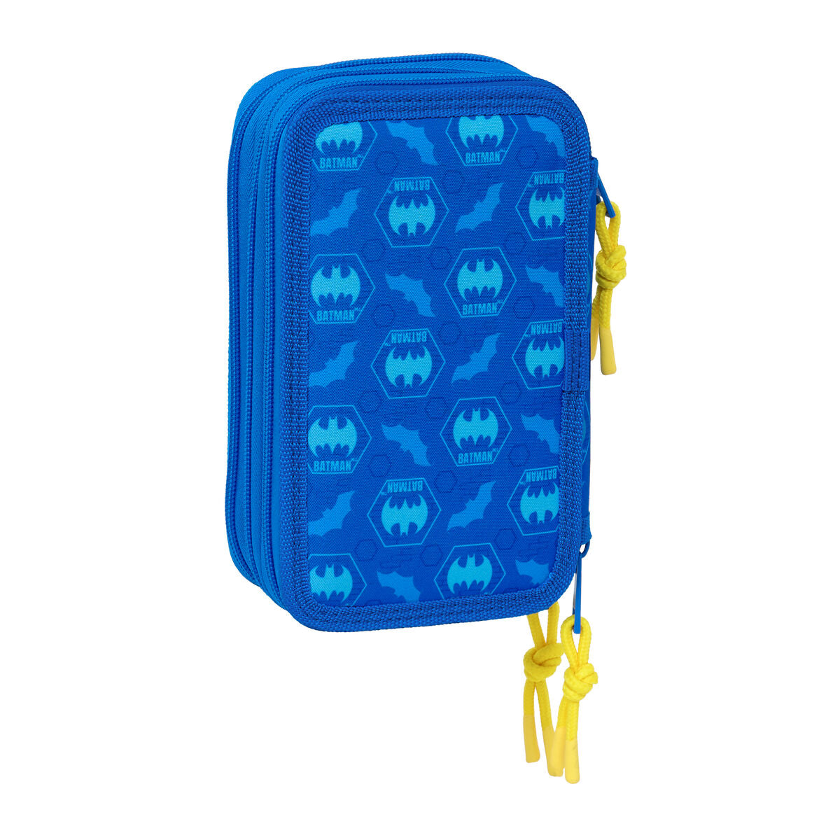 Penar Triplu Batman Albastru 12,5 x 19,5 x 5,5 cm 37 Piese - Birou și papetărie, Material școlar și educațional
