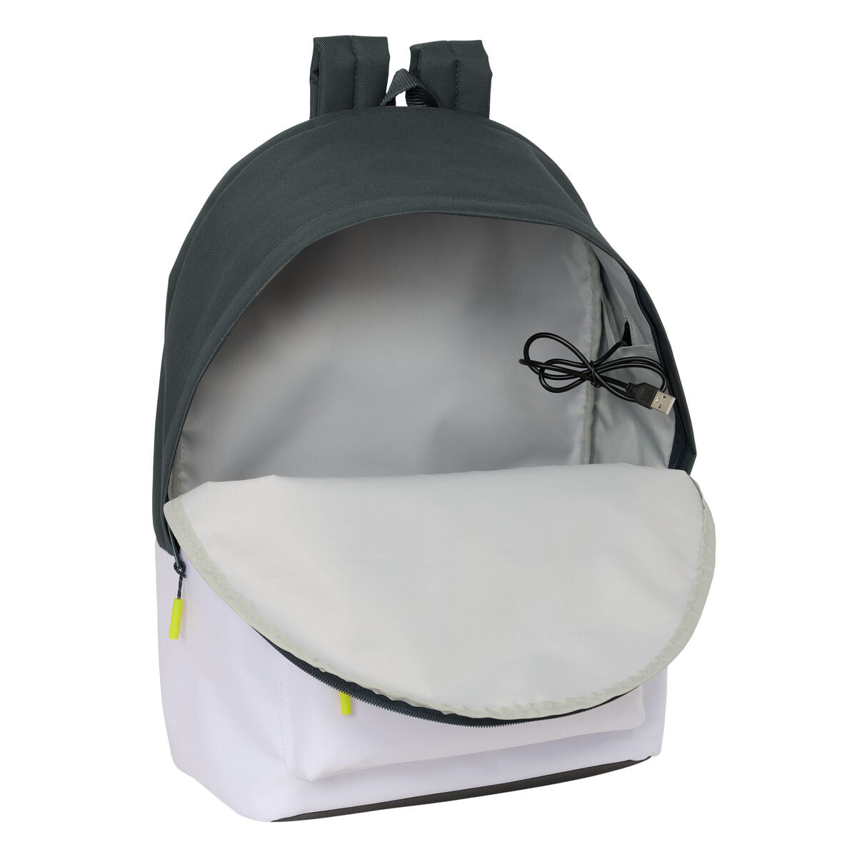 Ghiozdan Real Madrid C.F. Alb 31 x 44 x 18 cm - Birou și papetărie, Material școlar și educațional