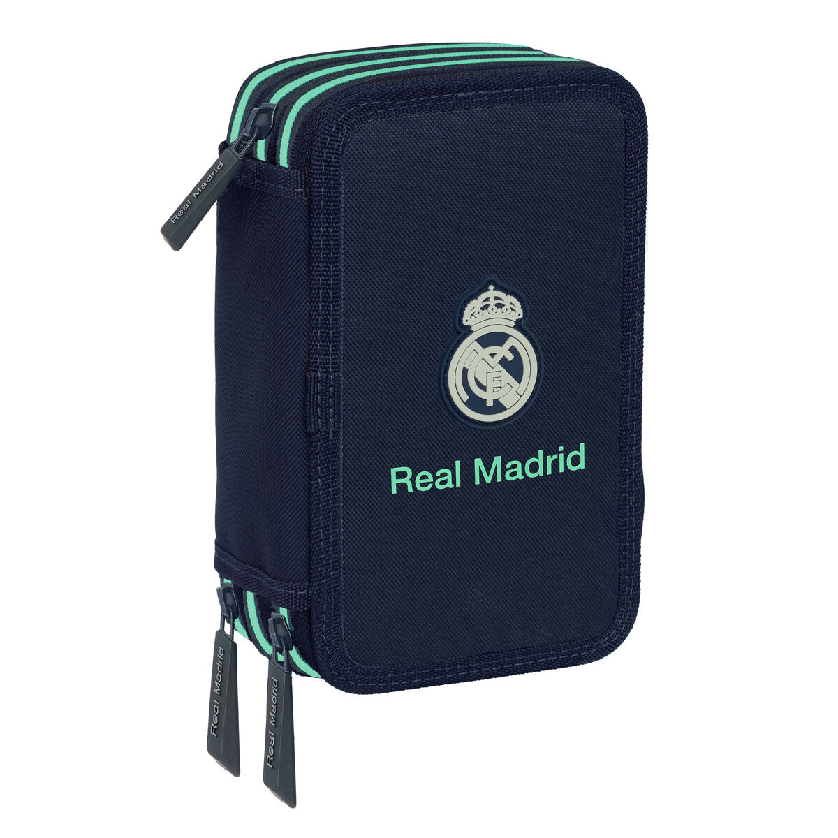 Geantă Universală Real Madrid C.F. 12,5 x 19,5 x 5,5 cm 37 Piese - Birou și papetărie, Material școlar și educațional