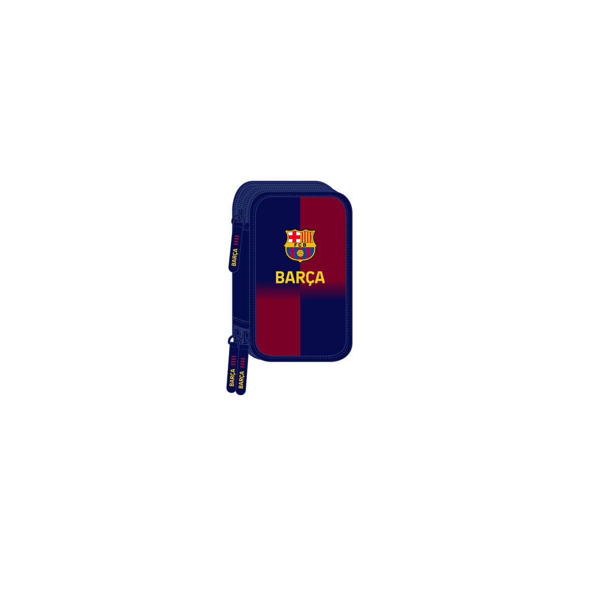 Geantă Universală F.C. Barcelona Albastru Castaniu 12.5 x 19.5 x 4 cm 29 Piese - Birou și papetărie, Material școlar și educațional