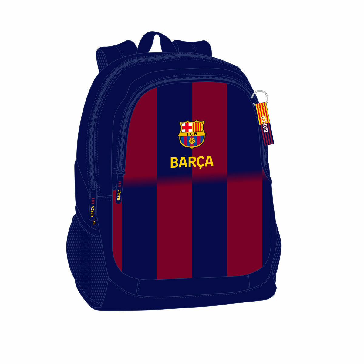 Ghiozdan F.C. Barcelona Albastru Castaniu 32 x 44 x 16 cm - Birou și papetărie, Material școlar și educațional