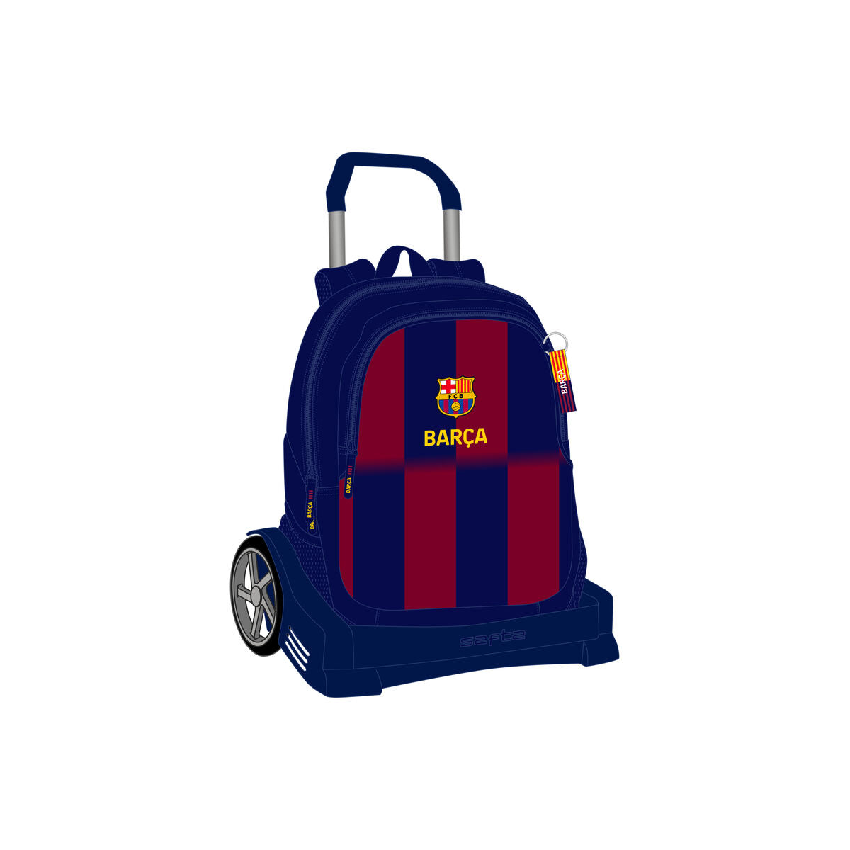 Ghiozdan F.C. Barcelona Albastru Castaniu 32 x 44 x 16 cm - Birou și papetărie, Material școlar și educațional
