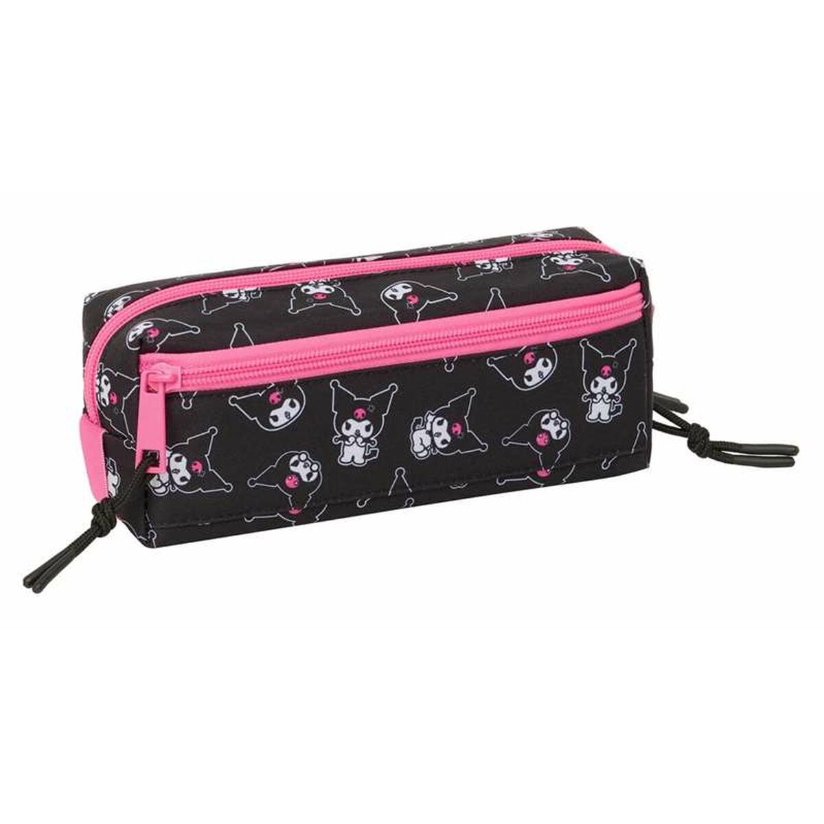 Penar triplu Kuromi Negru Fucsia 22 x 8,5 x 6 cm - Birou și papetărie, Material școlar și educațional