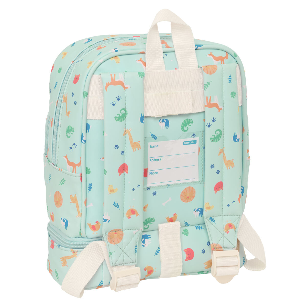 Ghiozdan Safta Pandi Albastru deschis 22 x 27 x 10 cm - Birou și papetărie, Material școlar și educațional