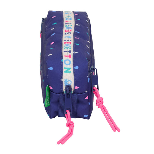 Geantă Universală Benetton Drop Multicolor 22 x 8,5 x 6 cm - Birou și papetărie, Material școlar și educațional