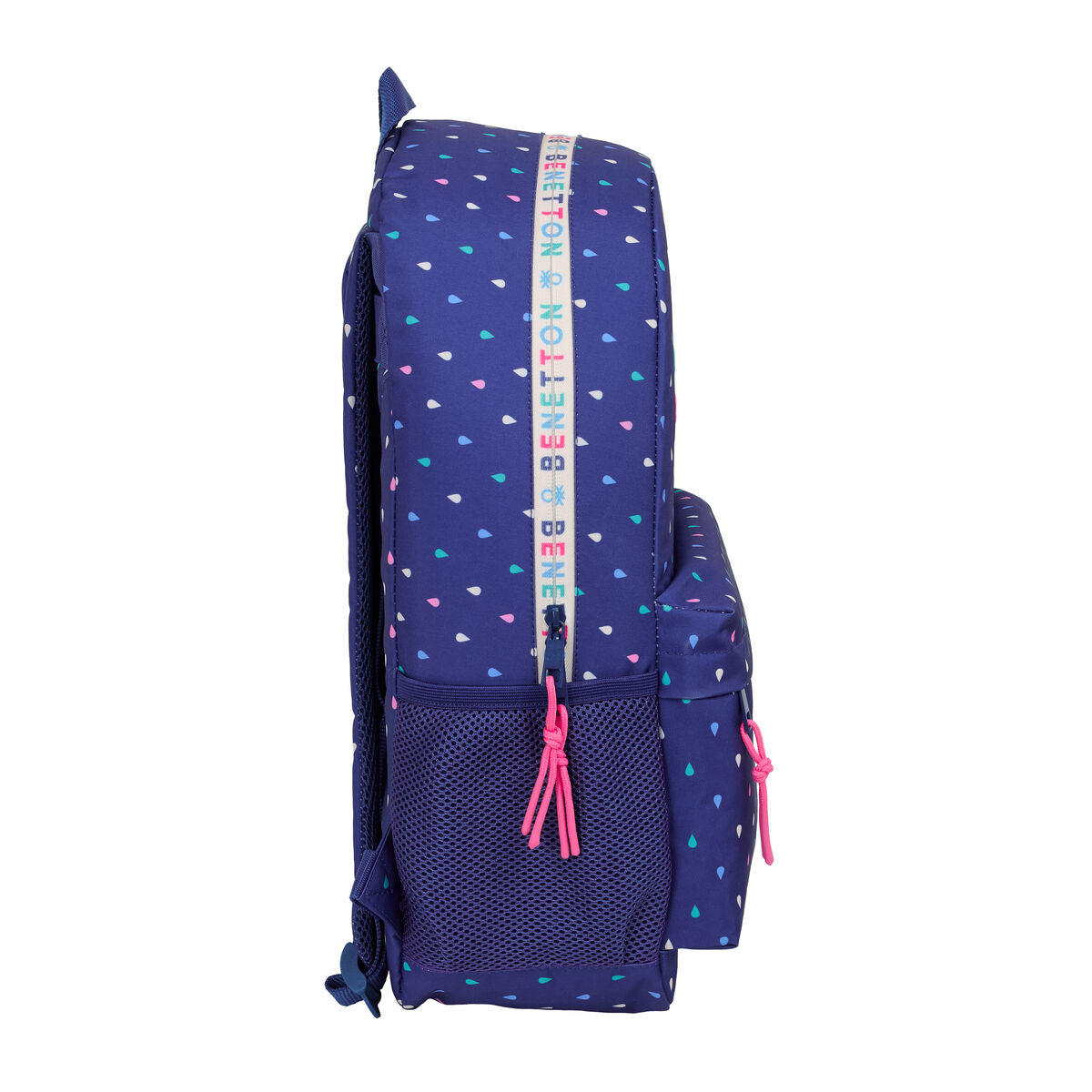 Ghiozdan Benetton Drop Multicolor 30 x 46 x 14 cm - Birou și papetărie, Material școlar și educațional