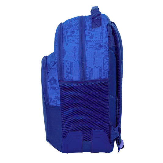 Ghiozdan Sonic Albastru 32 x 42 x 15 cm - Birou și papetărie, Material școlar și educațional