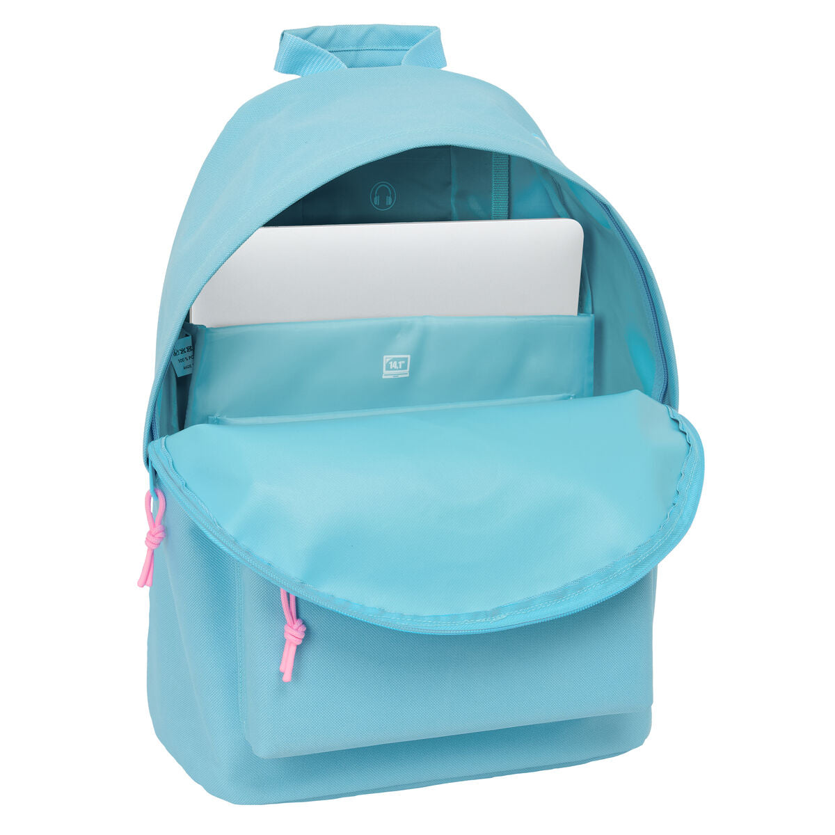 Ghiozdan Benetton benetton basics Celeste 31 x 41 x 16 cm - Birou și papetărie, Material școlar și educațional