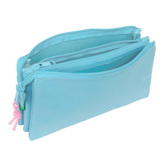 Geantă Universală Benetton Celeste Albastru celest 22 x 12 x 3 cm - Birou și papetărie, Material școlar și educațional