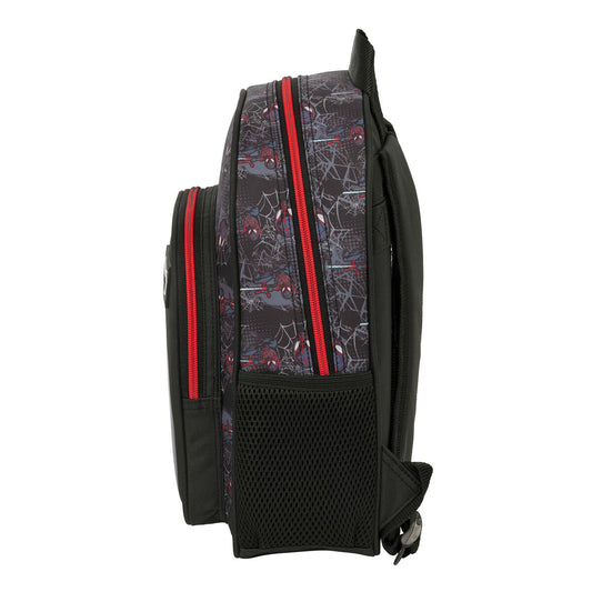 Ghiozdan Spider-Man Negru 27 x 33 x 10 cm - Birou și papetărie, Material școlar și educațional